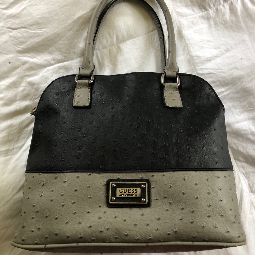 Guess Los Angeles Tote (Grey & Black)